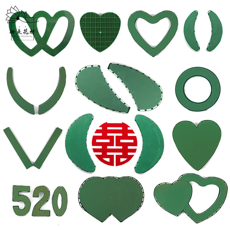 Wedding car Flower mud with suction cup Heart ring Wedding Flowers Car Decoration Big V Little Peach Hearts Crescent Moon Tooth Mud Suction Cup Model-Taobao