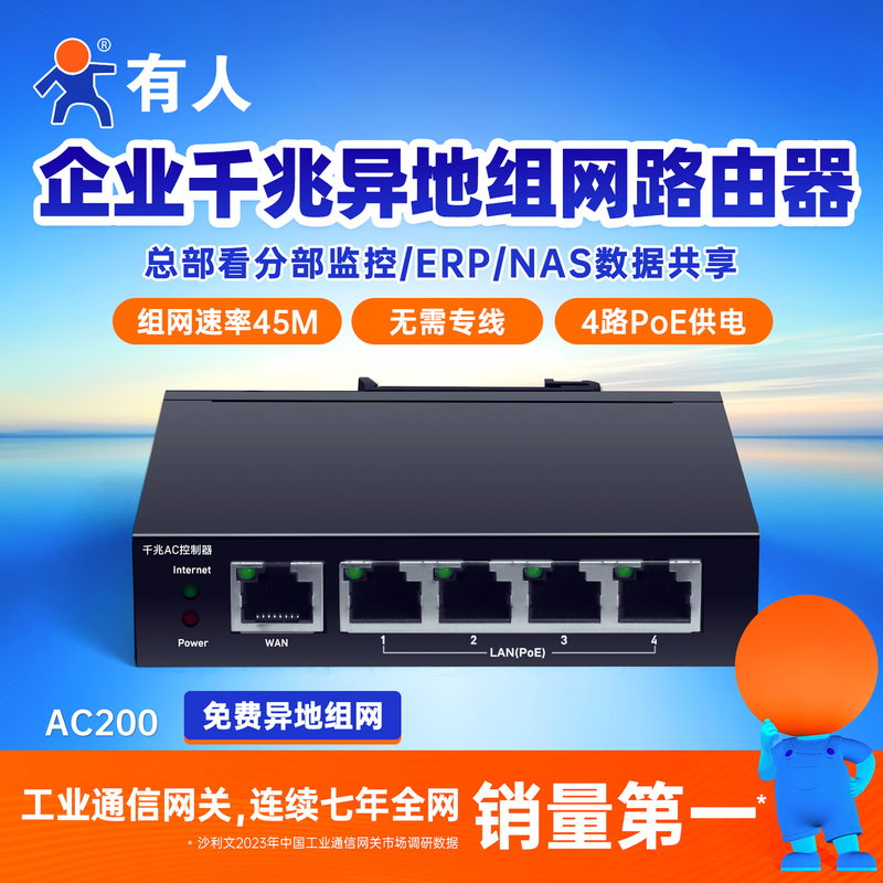 Some People Are Using a Remote Networking Router with Enterprise Poe, Gigabit Network Ports, Apac Controller, and an Internal Network Penetration Ac200