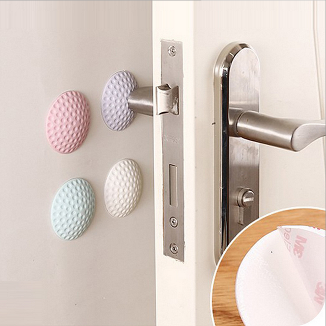 Self-adhesive furniture door back wall buffer cabinet door anti-collision cushion cushion door lock door lock mat