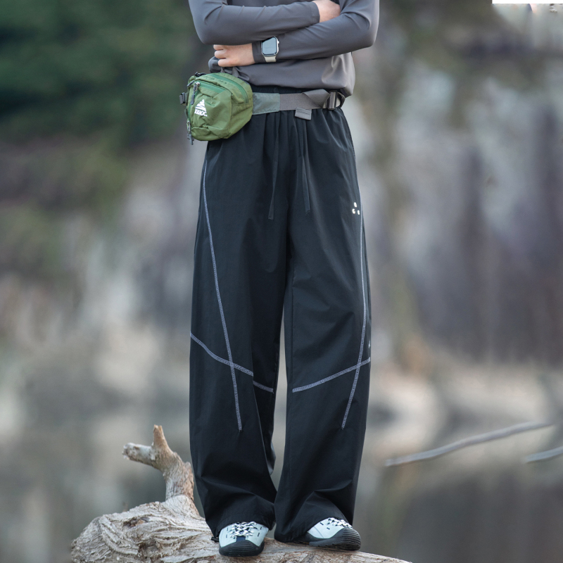 Outdoor Thin Breathable Casual Pants Summer Cool Workwear Loose Hiking Pants Waterproof Quick-Drying Pants for Men