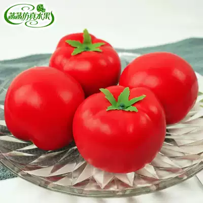 High simulation tomato fake tomato fake vegetable model fake tomato studio model props early education display props