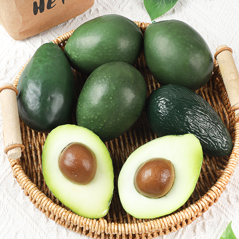 Emulated Bull Oil Fruit Cheese Pear Foam Material Fake Fruit Model Mexico Imported Avocado Photographic Props Showcase-Taobao