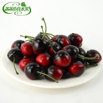 Plastic Imitation Cherry Red Black Car Cicada Fake Fruit Mini Fruit High Imitation Cherry Model Photo Trail Toy