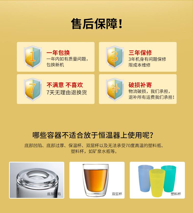 ZuoMing right implement intelligent thermostatic treasure insulation base heater warming cup tea coasters tea cups