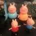 Trẻ em lợn Peggy gia đình bốn người chơi nhà màu hồng Pepei lợn biệt thự đồ chơi cô gái the gioi do choi cho be Đồ chơi gia đình