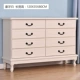 Rắn gỗ phòng ngủ tủ TV hiện đại nhỏ gọn phòng căn hộ nhỏ TV tủ IKEA ngăn kéo tủ khóa phần cao - Buồng