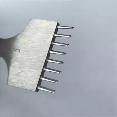 DIY handmade leather goods six ling chopping European oblique flat method chopping professional punching suture leather punching tool 5 specifications