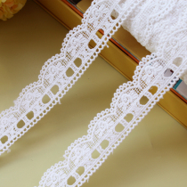 Off-white cotton water soluble embroidery small butterfly lace accessories handmade diy skirt clothing accessories lace width 3cm