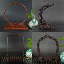 Grasshopper cage mahogany full moon double moon pylons Red acid branches carved faucet Grasshopper cage shelf Tree roots Stainless steel