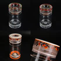 Gift 1 0 bile spring insulation set Lao Wang hand-painted crystal bell mouth one-eyed organic grasshopper can