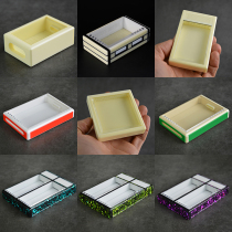 Imported organic bamboo sandfly box Yellow sandfly box double-grid bamboo sandfly box transparent organic generous ten thousand-body living insects insect tools