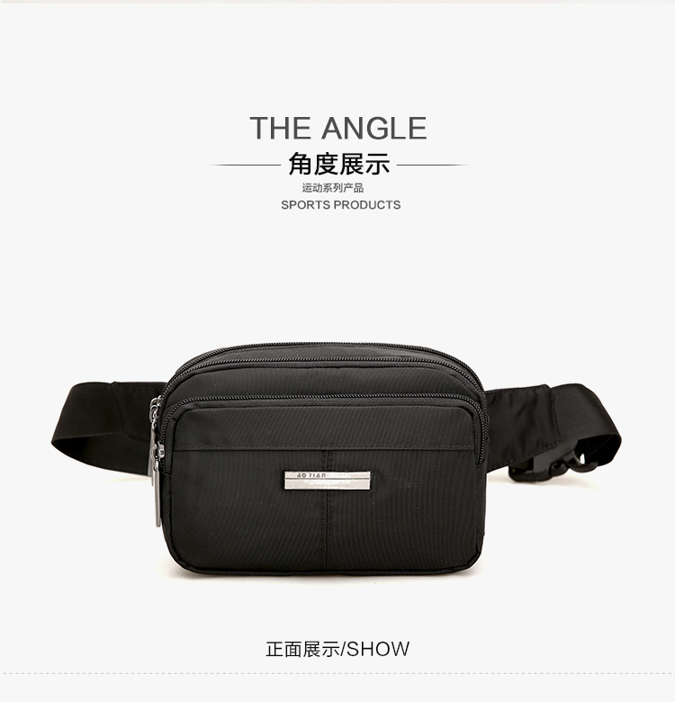 Áo mới túi unisex không thấm nước Oxford vải đa chức năng kinh doanh nhiều lớp tiền mặt đăng ký du lịch thể thao ngoài trời 	túi đeo hông cho thợ điện	