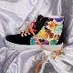 Spot VANS Vans SK8-HI graffiti cartoon painted color bottom high-top canvas shoes VN0A5JMJ8C3