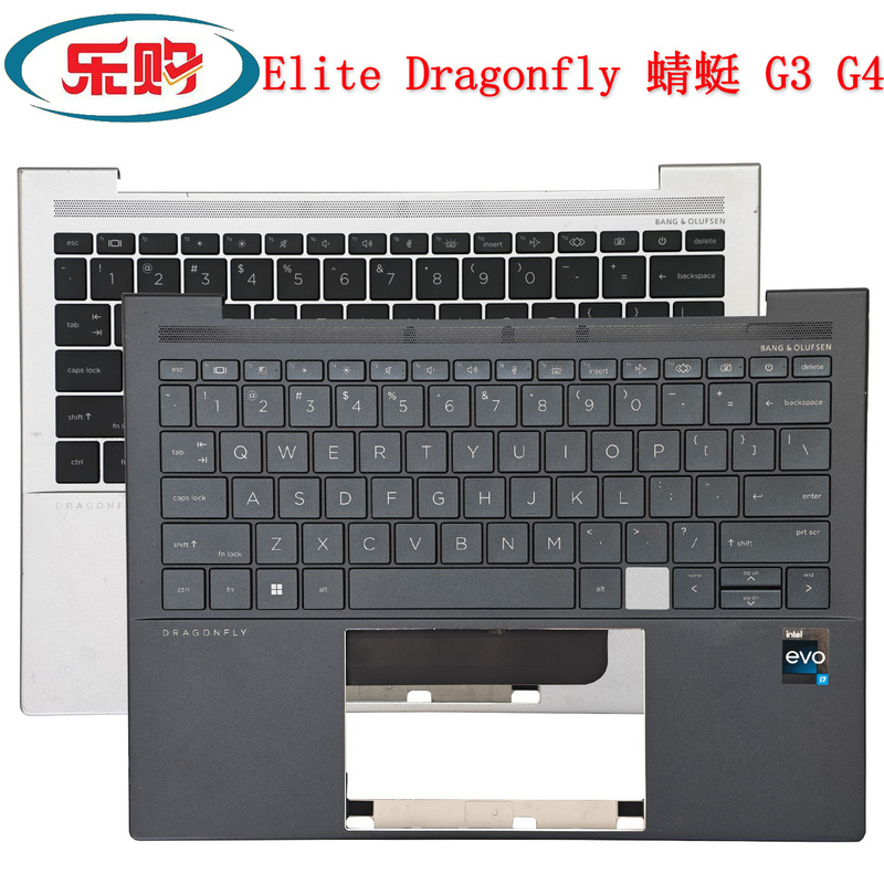 Original Hp Elite Dragonfly G3 G4 C Shell Keyboard Palm Rest N08581-001