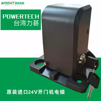 Imported Liqi 24V intelligent electric straight arm motor electric plug lock Courtyard door double door electronic control ground plug lock