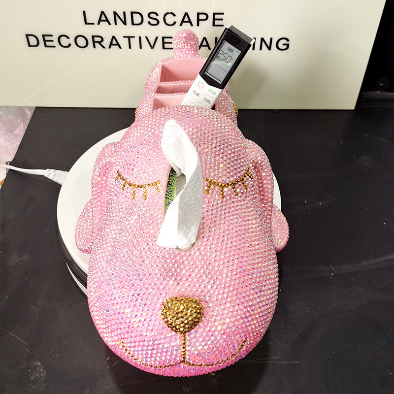 Diy Sticker Paper Drilling Room Tea Selection Remote Control to Collect Cute Cartoon Puppy Material Pack for Yourself Sticker