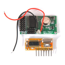 With decoding receiver board Code transmitter head transmitter module transmitter and receiver superheterodyne module