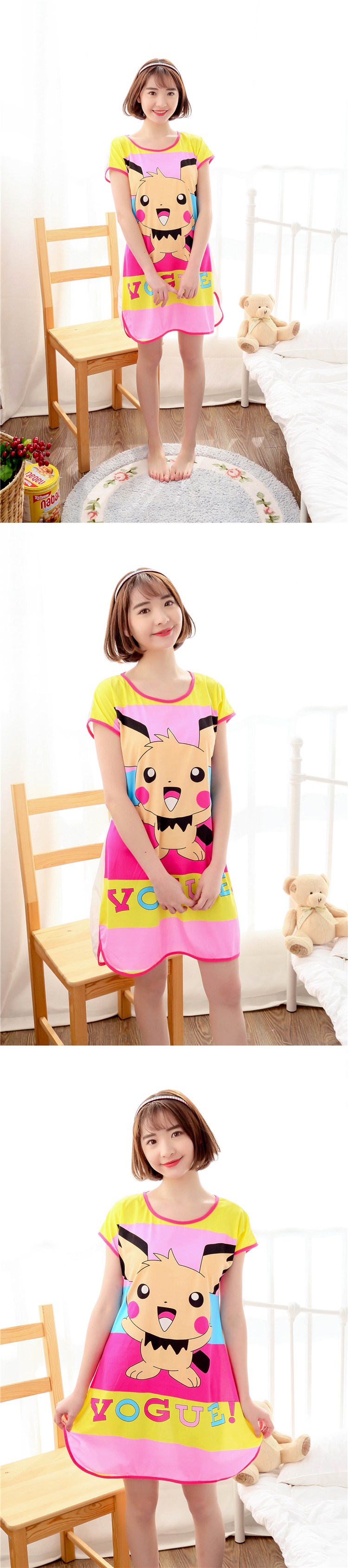 Chemise de nuit jeunesse f033 - Ref 727825 Image 37