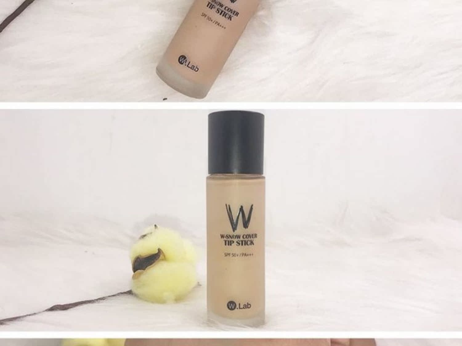 Hàn Quốc Wlab W.lab siêu mẫu dạng lỏng Kem dưỡng ẩm lâu trôi không loại bỏ lớp trang điểm dưỡng ẩm che khuyết điểm làm trắng da DW - Nền tảng chất lỏng / Stick Foundation phấn nước ohui