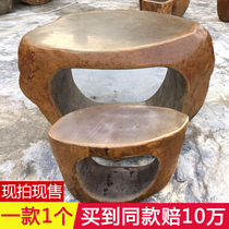 Stone stool Table Table Table Table courtyard stone bench stone bench balcony stone carving small coffee table table table table drinking tea small stone base