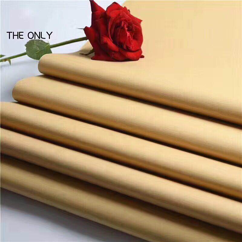 The pure color of the kraft paper.