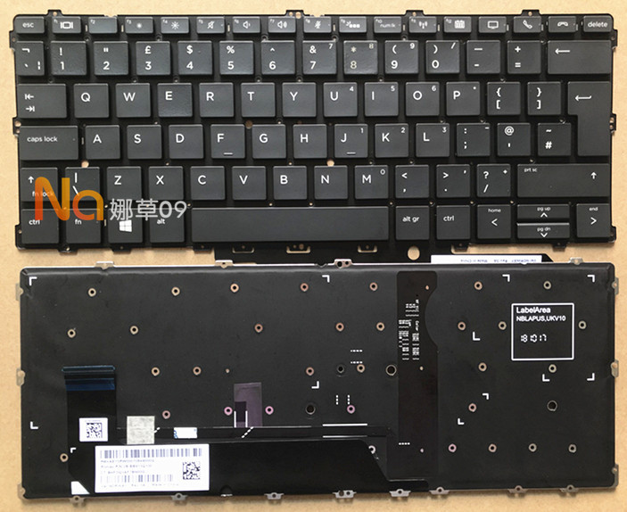 Suitable for Hp Elitebook 1030 G2 G3 Hsn-Q10C I04C Keyboard Uk Backlight