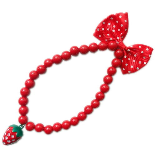 Аксессуар, ожерелье, милый колокольчик с бантиком, домашний питомец