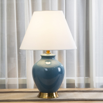 HH American creative bedroom bedside lamp study lamps retro Villa ceramic decoration large living room table lamp