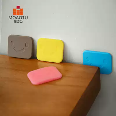 4 thickened wall anti-collision pads, mute anti-collision pads behind the door, door handles, door locks, protective pads, rubber shock pads