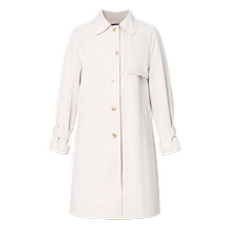 Koradior 2024 Autumn New Classic Simple Versatile Age-Reducing Temperament Windbreaker Jacket for Women