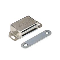 Stainless steel door bumper magnetic card invisible small magnetic suction dark door lock magnetic touch wardrobe door with powerful fixed household buckle