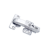 Stainless steel 180-degree 270-degree flat hinge 90 ° stationary hydraulic buffer damping hinge cabinet straight door hinge