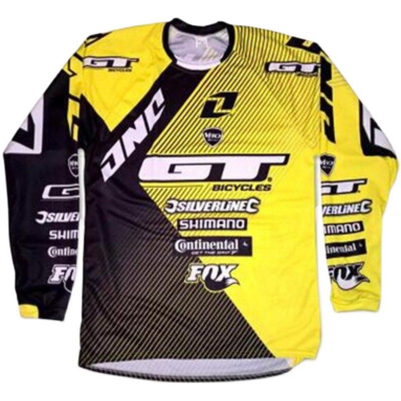 A star retro mountain bike riding suit long-sleeved T-shirt sweat shirt male GT summer quick-drying cross-country motorcycle suit customization