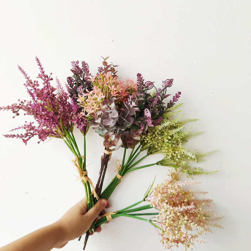 Snow dragon fruit wedding bouquet soft glue simulation burr flower small fresh style flower arrangement accessories