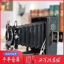 ZEISS CONTESSA NETTEL Countess Dry Plate Leather Chamber Camera Antique Collection Film Props