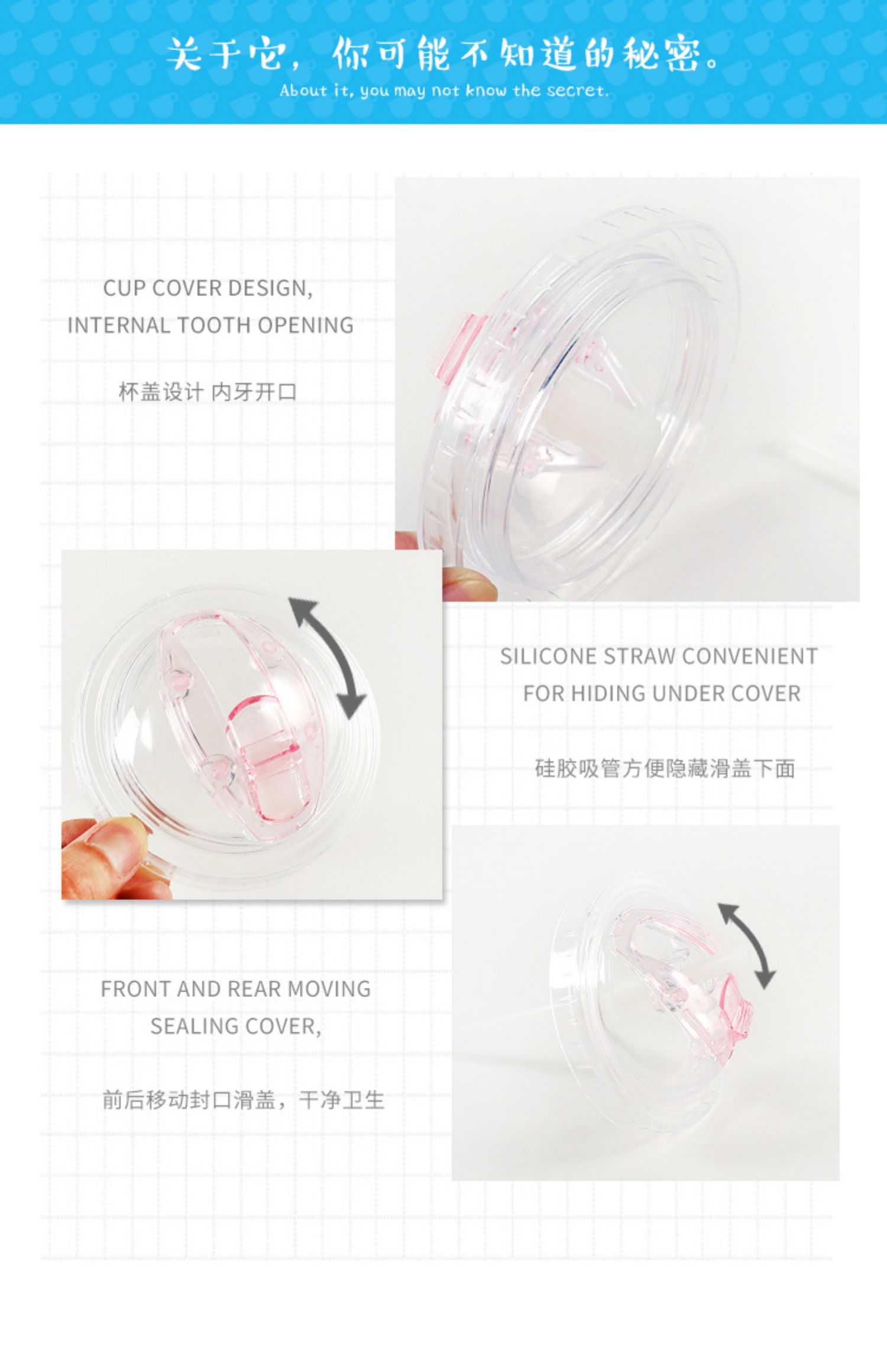 Phiên bản tiếng Hàn của ly sippy tươi cầm tay dễ thương nữ sinh viên bằng nhựa tay cốc có dung tích lớn - Tách bình đựng nước lock&lock