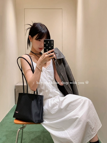 Оригинальная нейлоновая сумка на одно плечо, с вышивкой