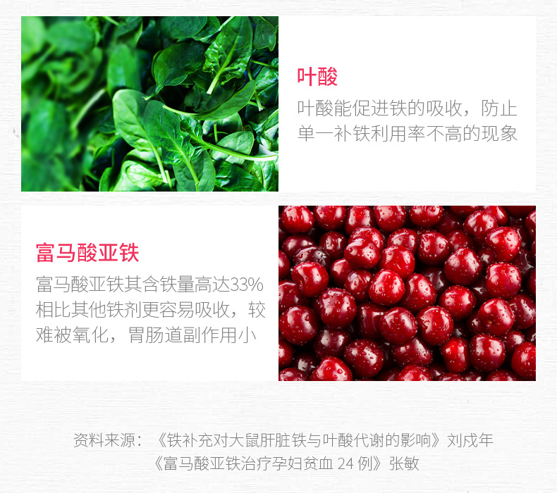 康恩贝铁叶酸片孕妇