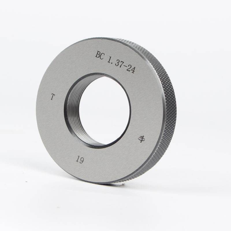 Thread ring plug gauge BC1 37-24 thread gauge Bicycle thread gauge BC1-24 through-stop gauge Left-handed tooth gauge 