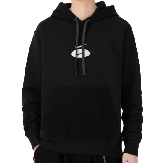 耐克男装2024夏季新款连帽防风运动卫衣宽松休闲套头衫DM5463-070