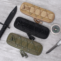 Military fans outdoor mountaineering camping tactical knife cover survival saber MOLLE knife bag field knife guard pen bag