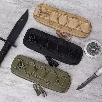 Military fans outdoor mountaineering camping tactical knife cover survival saber MOLLE knife bag field knife guard knife cover pen bag