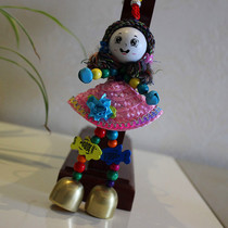 Yunnan ethnic handmade pendants braids smiley faces sunny days doll pendants bags car hangers tourist attractions souvenirs