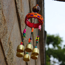 Yunnan handmade characteristic wild fruit Wind Bell pendant creative small gift gift car hanging tourist souvenir scenic spot supply