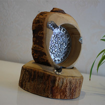 Thai mango wood tin ashtray tourist souvenirs Southeast Asian style ornaments creative home Hall decoration