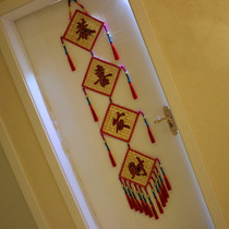 New Years greetings bamboo pendants large shops hotel restaurant decorations creative home TV Wall porch accessories