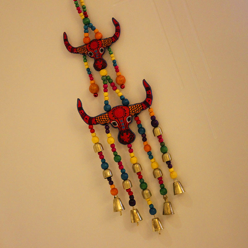 Chinese Style Embroidery Wall Hanging Pieces Yunnan Handmade Cloth