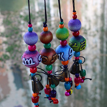 Yunnan ethnic style handicrafts gourd pendant bag hanging shop anti-theft Bell creative Dongba gift