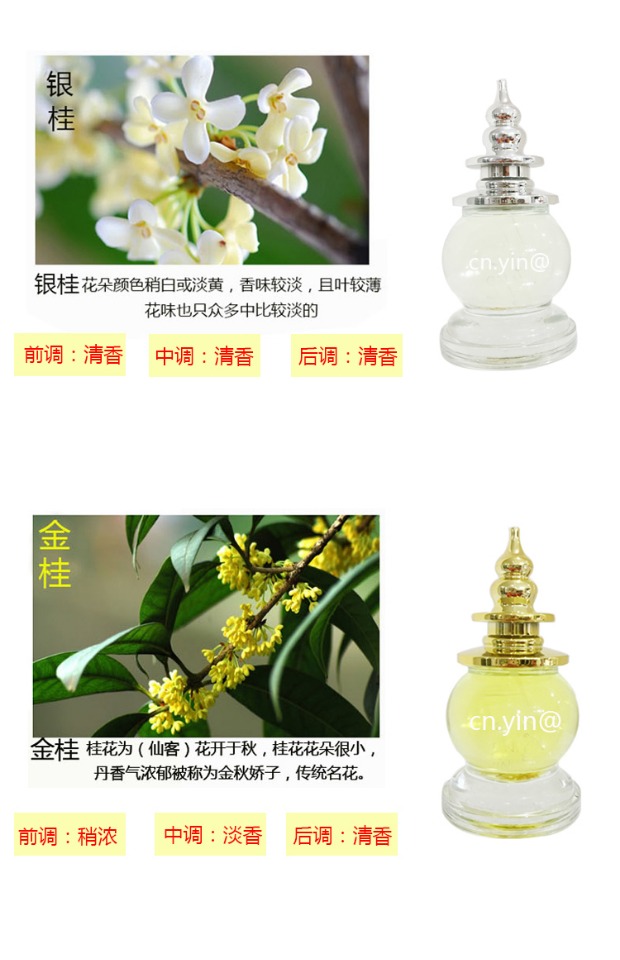 Nước hoa đích thực Hàng Châu Santan Yinyue Bà Hương thơm nhẹ kéo dài Jin Guidan Gui Yin Osmanthus Hộp quà tặng 15ml - Nước hoa nước hoa chanel nam