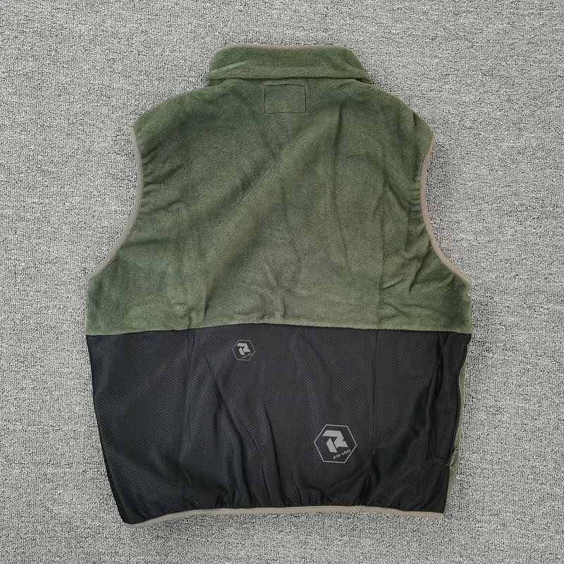 Пухлый/туманный выделенный WTAPS WOZZY VEST RAPO COYOTE цветной замшевый жилет с молнией Xishan 21AW